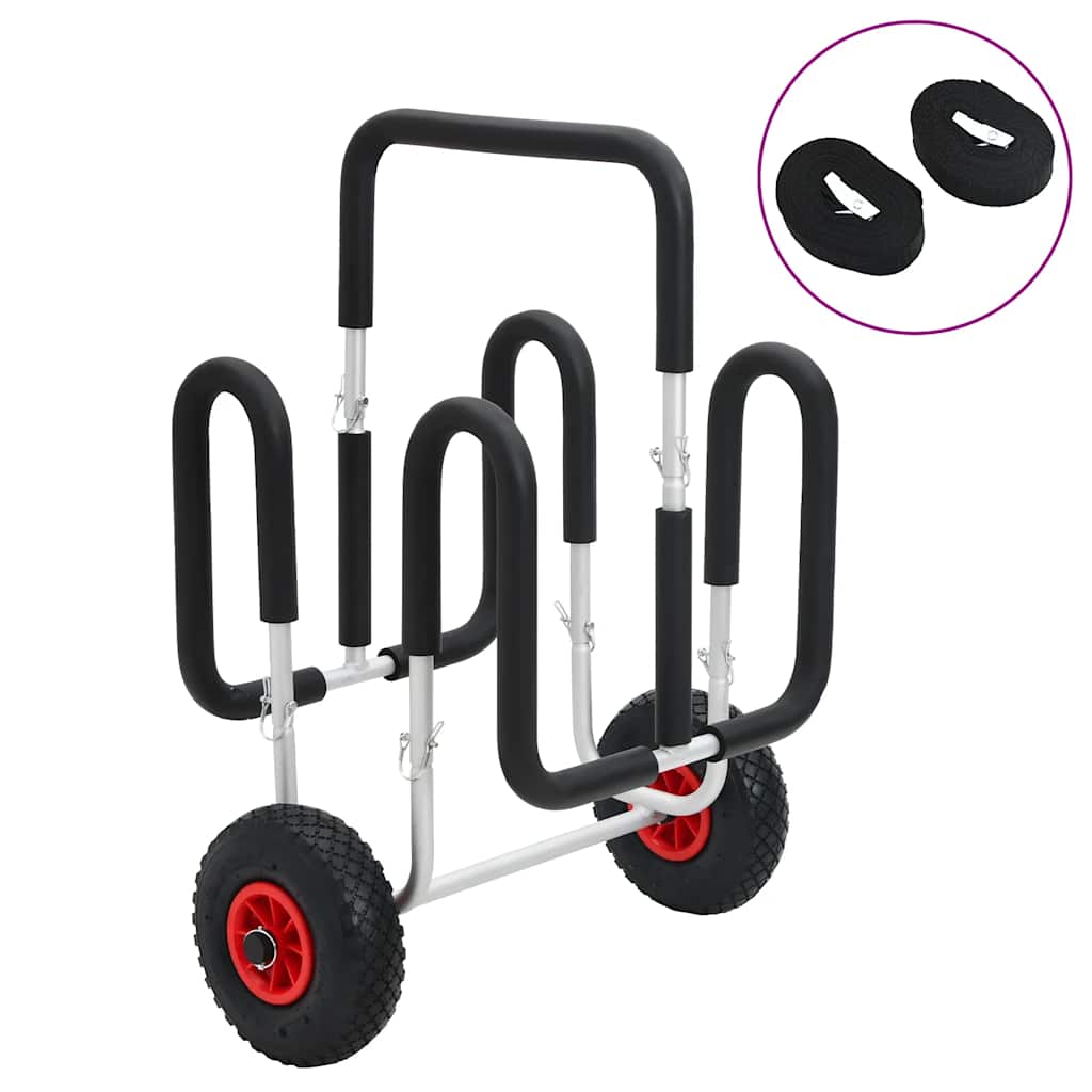 Levně vidaXL SUP vozík pro 2 surfy 90 kg hliník