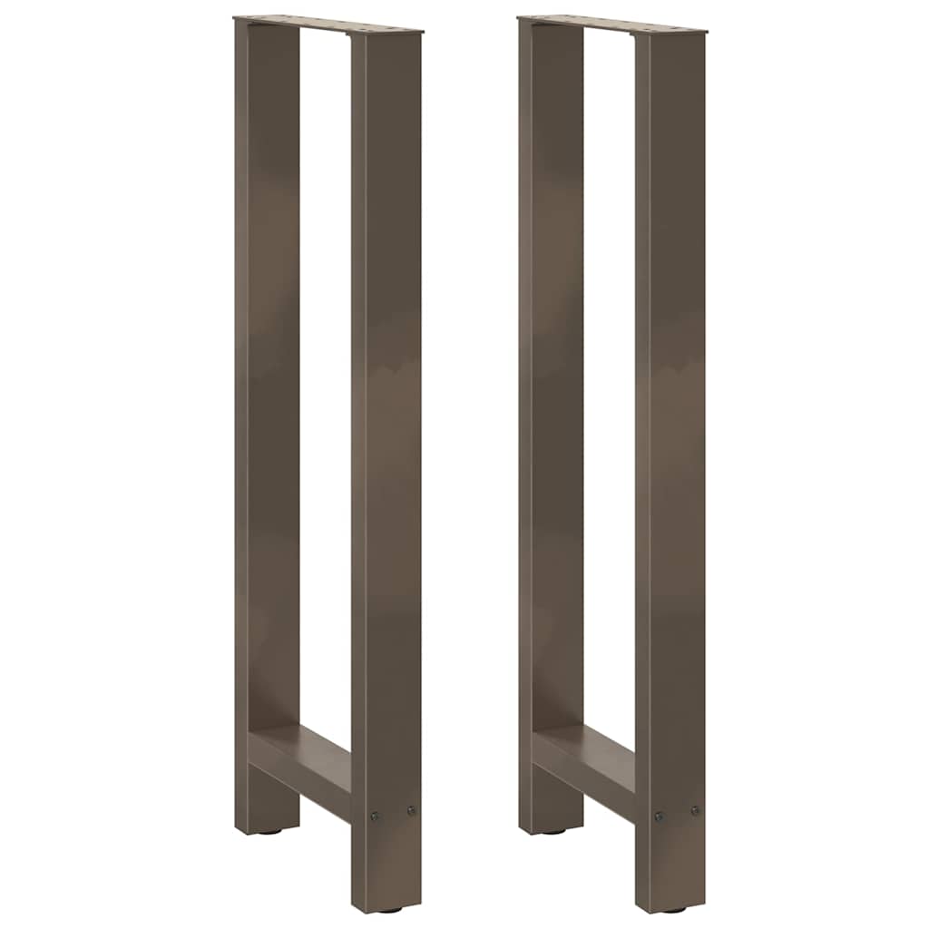 Levně vidaXL Nohy barového stolu z přírodní oceli 2 ks 50 x (110-111) cm ocel