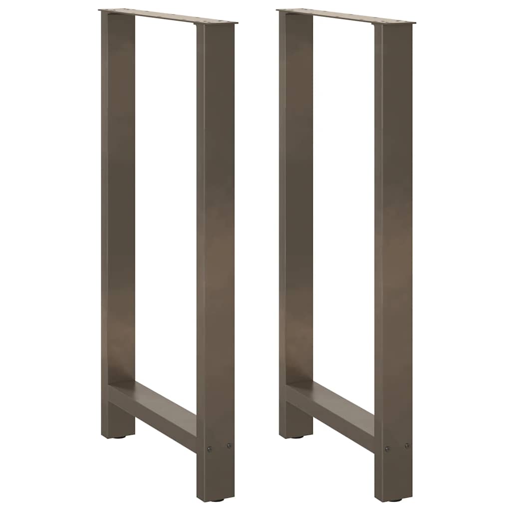Levně vidaXL Nohy barového stolu z přírodní oceli 2 ks 60 x (110-111) cm ocel