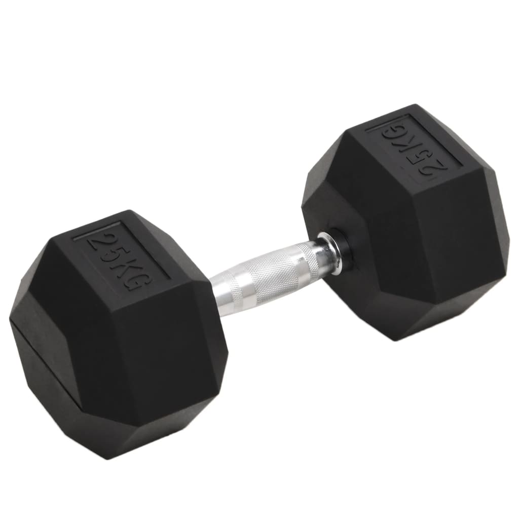 Levně vidaXL Jednoruční činka 25 kg litina