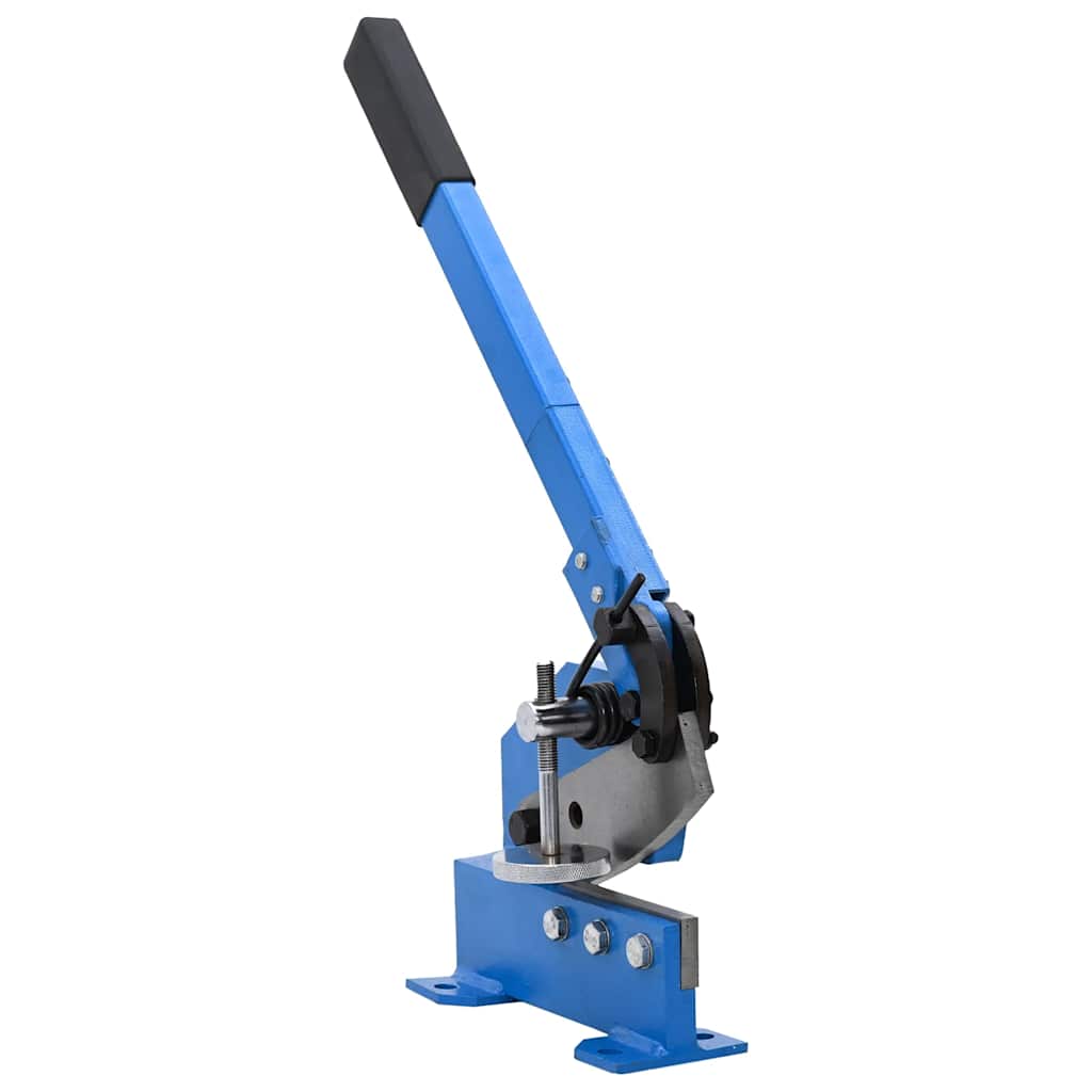 Levně vidaXL Pákové nůžky na plech 125 mm modré
