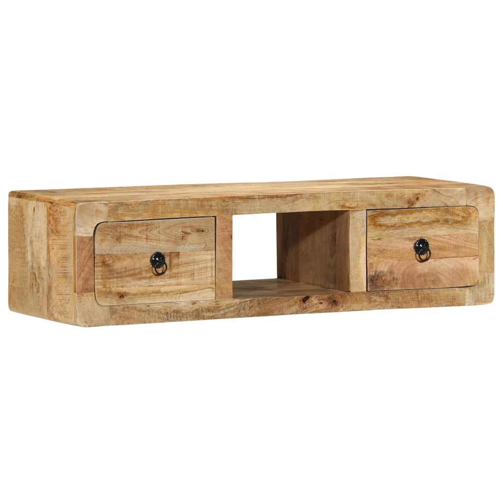 Levně vidaXL Nástěnná TV skříňka 100x32x25 cm Masivní dřevo, surové mango
