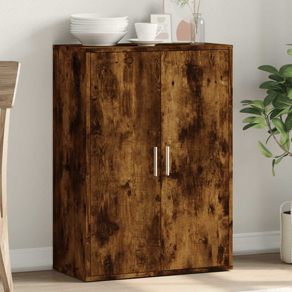 Levně vidaXL Příborník kouřový dub 60 x 31 x 84 cm kompozitní dřevo