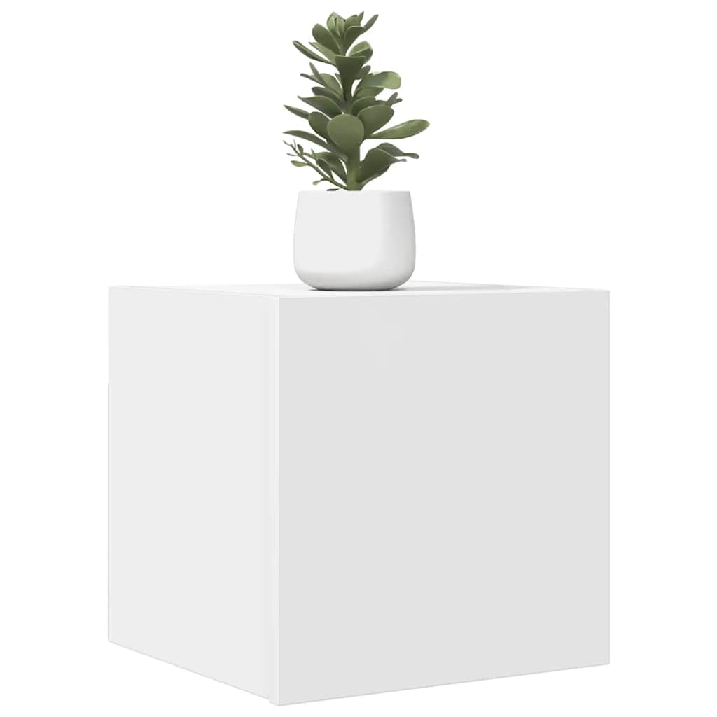 Levně vidaXL Nástěnné TV skříňky 4 ks bílé 30,5x30x30 cm