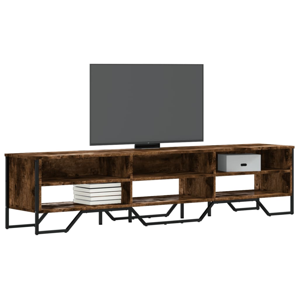 Levně vidaXL TV skříňka kouřový dub 180 x 34 x 41 cm kompozitní dřevo