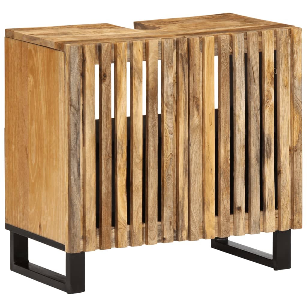 Levně vidaXL Koupelnová skříňka pod umyvadlo 62x34x58 cm masivní mangovník