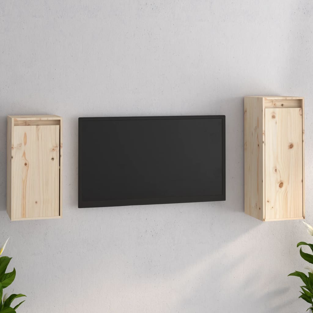 Levně vidaXL TV skříňky 2 ks masivní borové dřevo