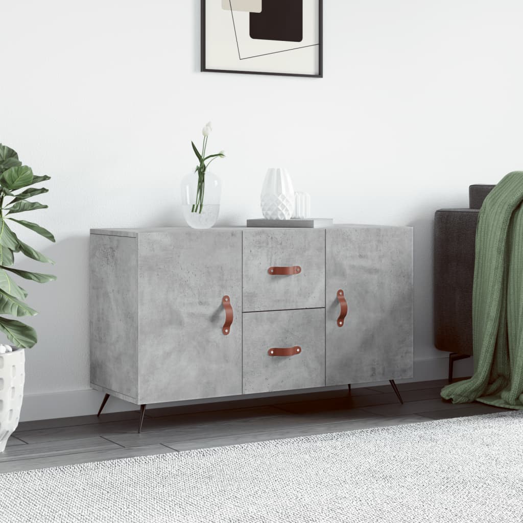 Levně vidaXL Příborník betonově šedý 100 x 36 x 60 cm kompozitní dřevo