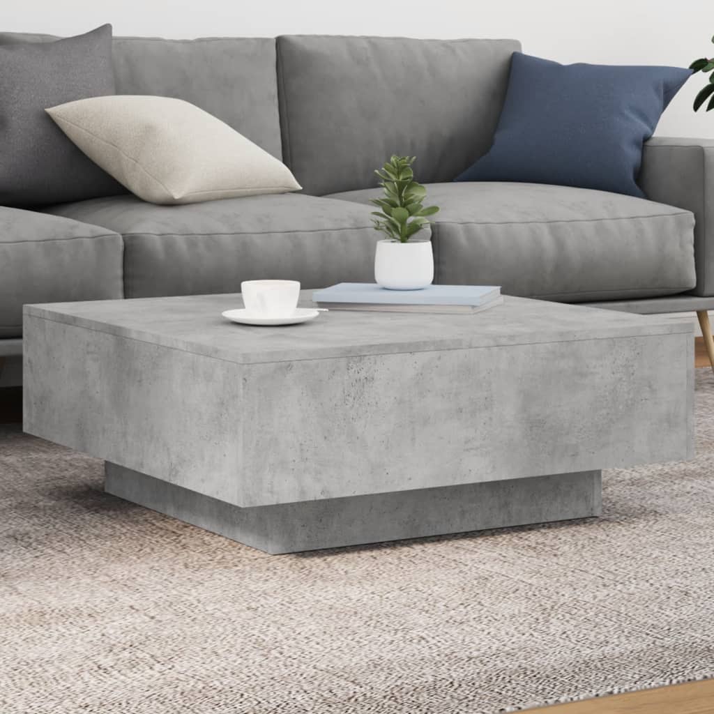 Levně vidaXL Konferenční stolek betonově šedý 80x80x31 cm kompozitní dřevo