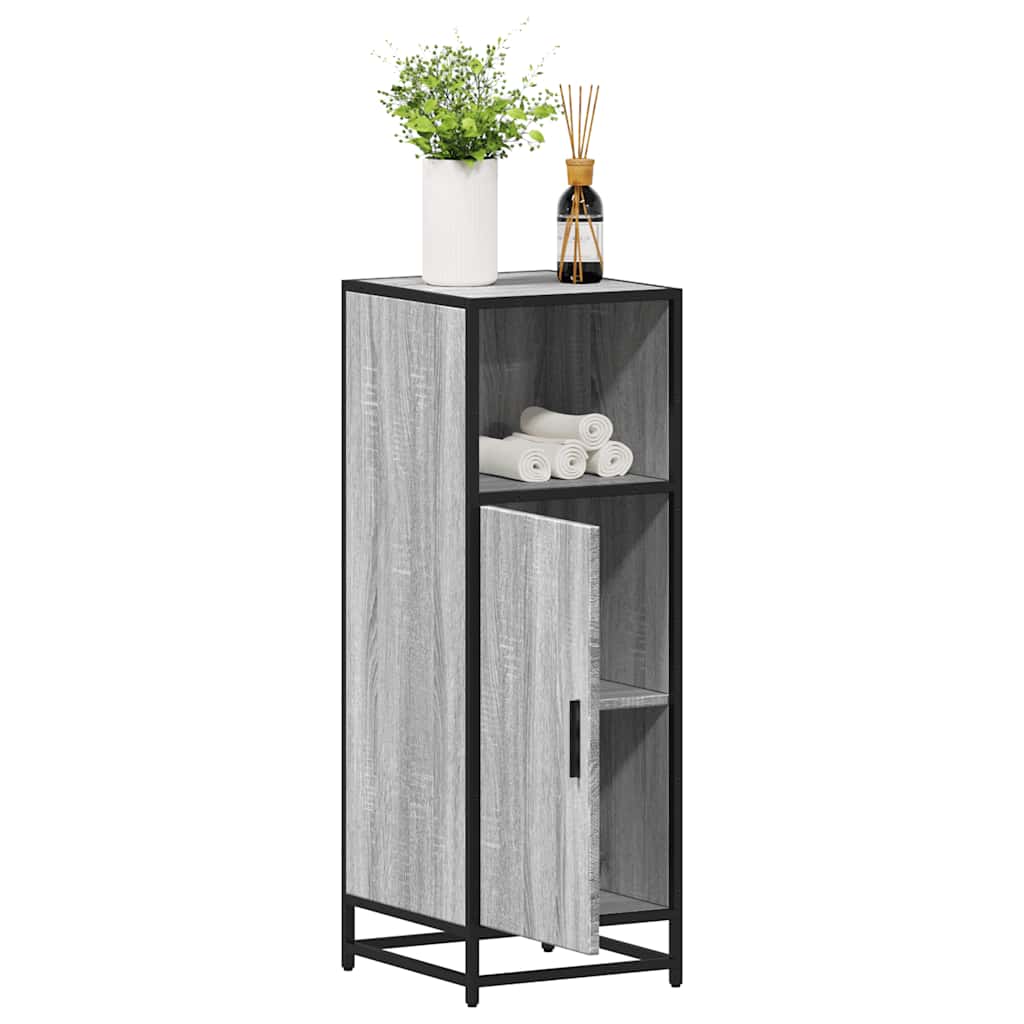 Levně vidaXL Koupelnová skříňka šedá sonoma 35x37,5x100 cm kompozitní dřevo