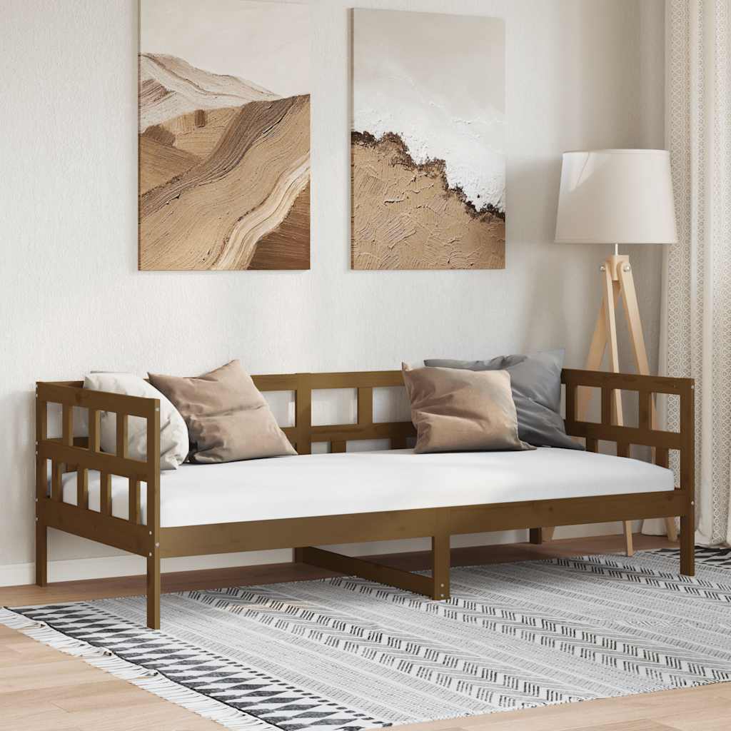 Levně vidaXL Válenda medově hnědá masivní borové dřevo 80 x 200 cm