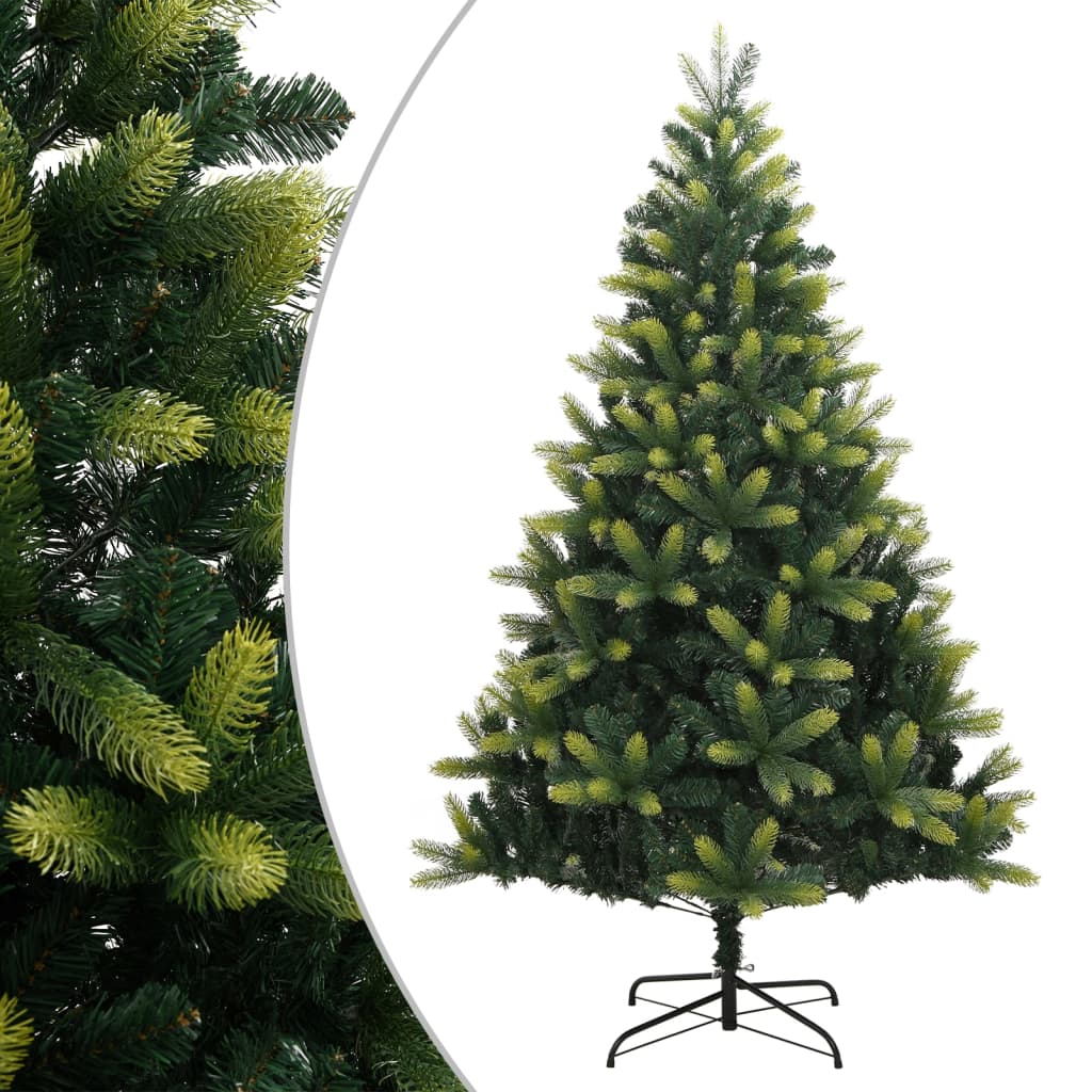 Levně vidaXL Umělý sklápěcí vánoční stromek se stojanem 210 cm