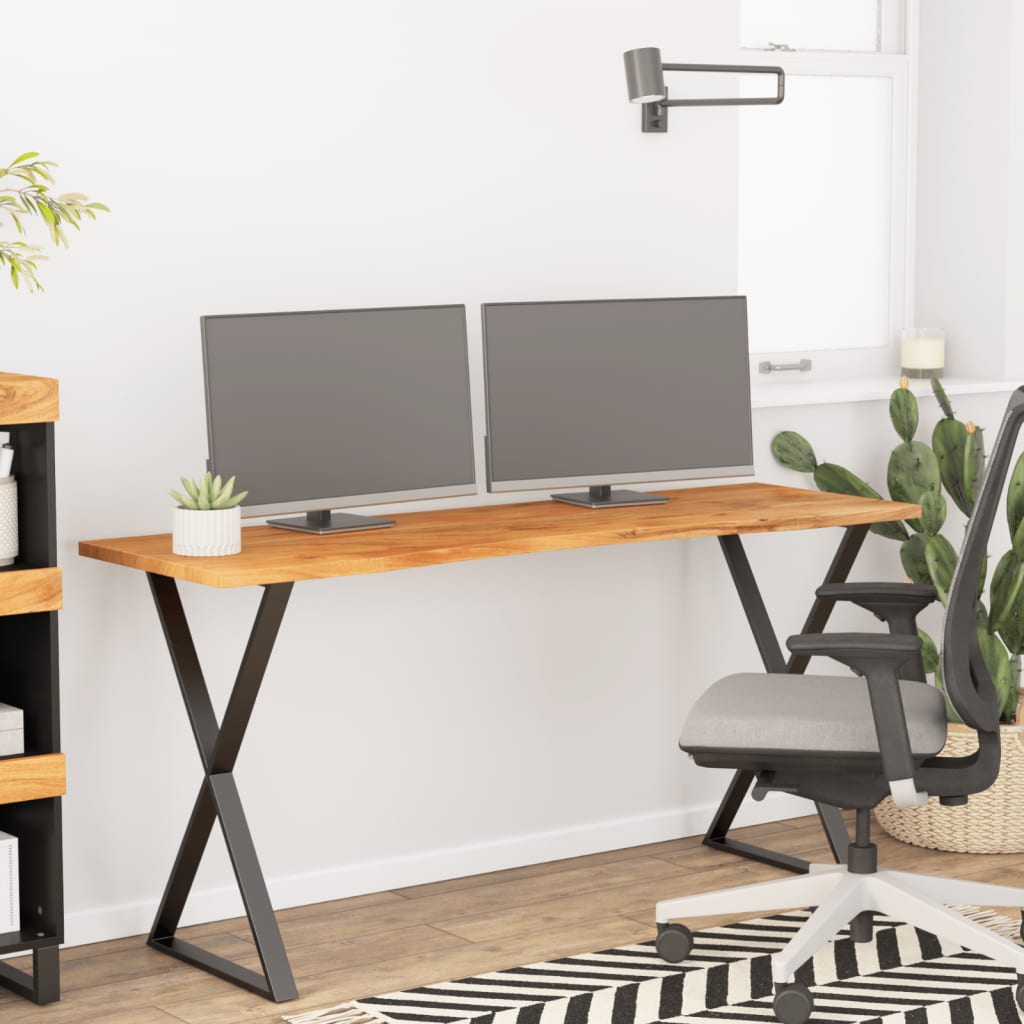 Levně vidaXL Stolní deska 140x50x2,5 cm obdélníková masivní akáciové dřevo