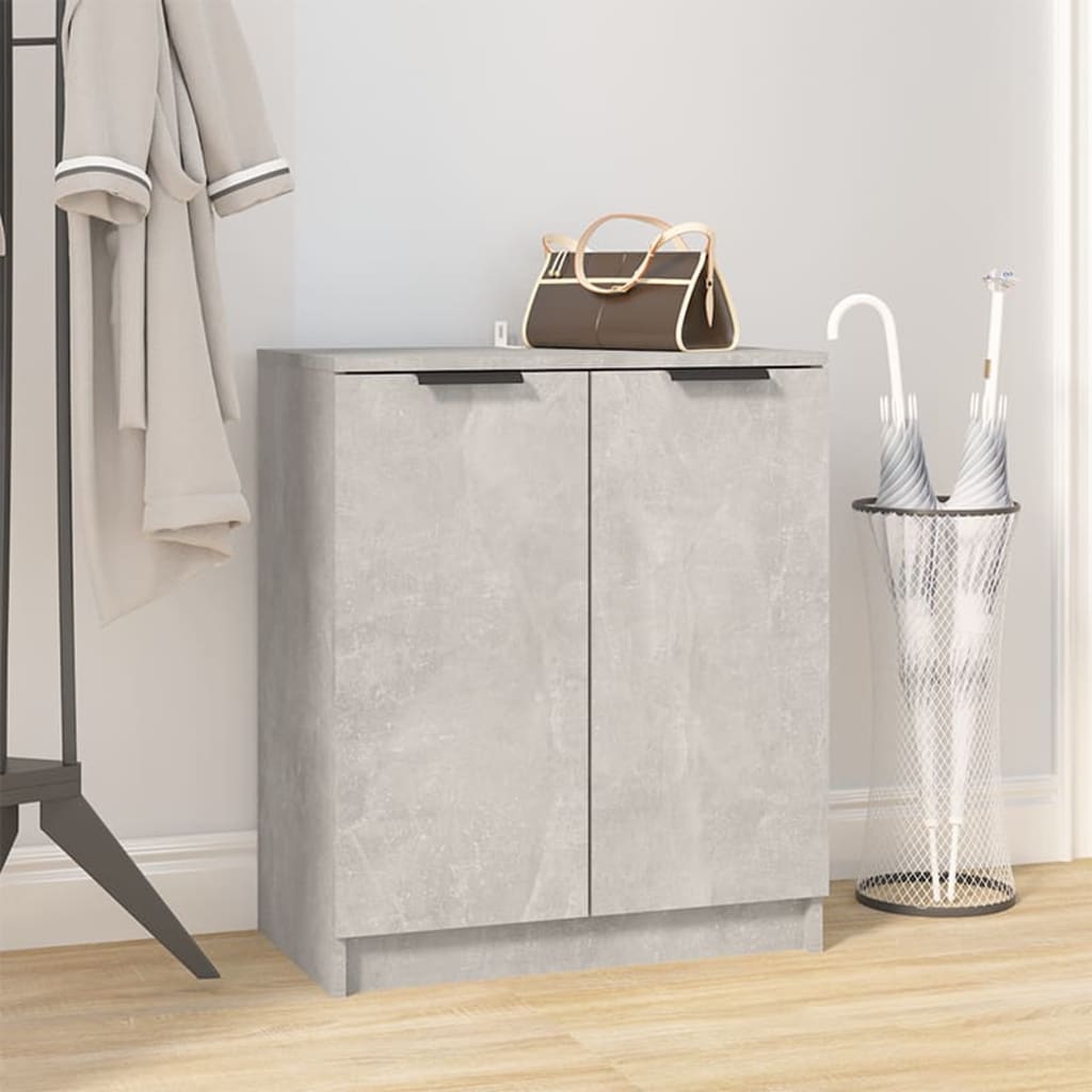Levně vidaXL Botník betonově šedý 59 x 35 x 70 cm kompozitní dřevo