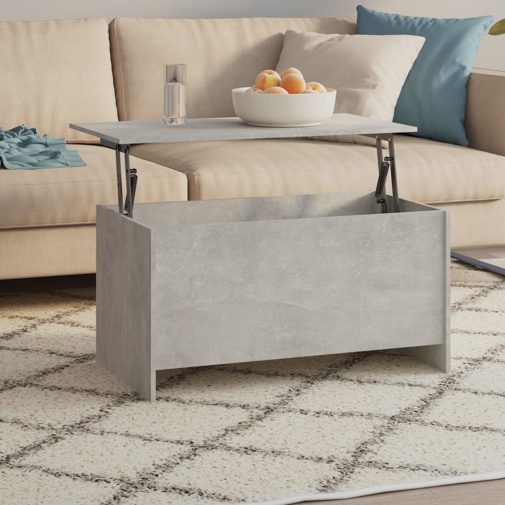 Levně vidaXL Konferenční stolek betonově šedý 102 x 55,5 x 52,5 cm kompozit