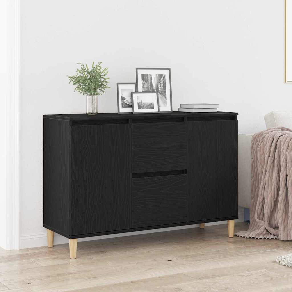 vidaXL Servírovací skříň Černá 102 x 35 x 60 cm Kompozitní dřevo