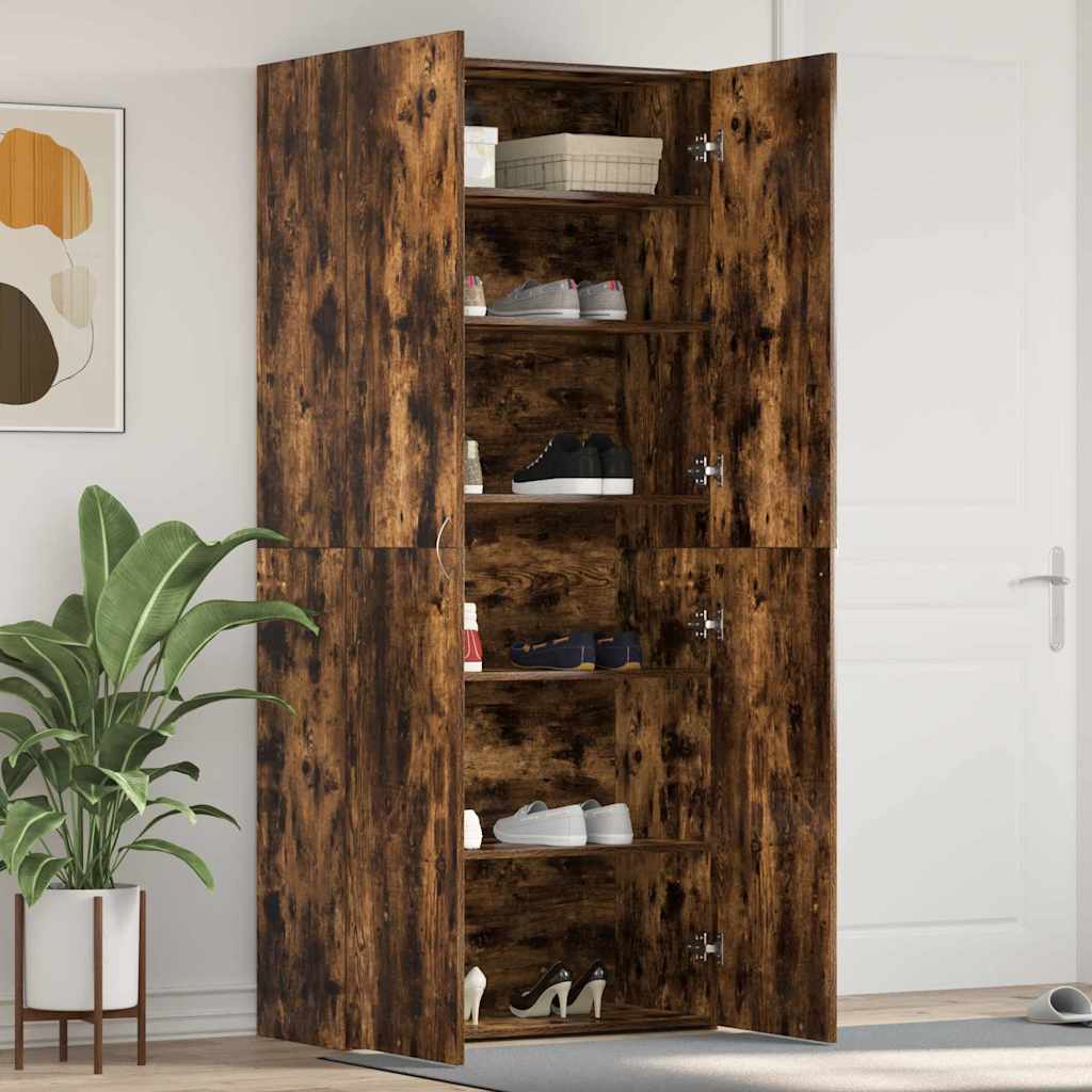 Levně vidaXL Skříň na obuv Vícebarevný 80 x 35.5 x 180 cm Kompozitní dřevo