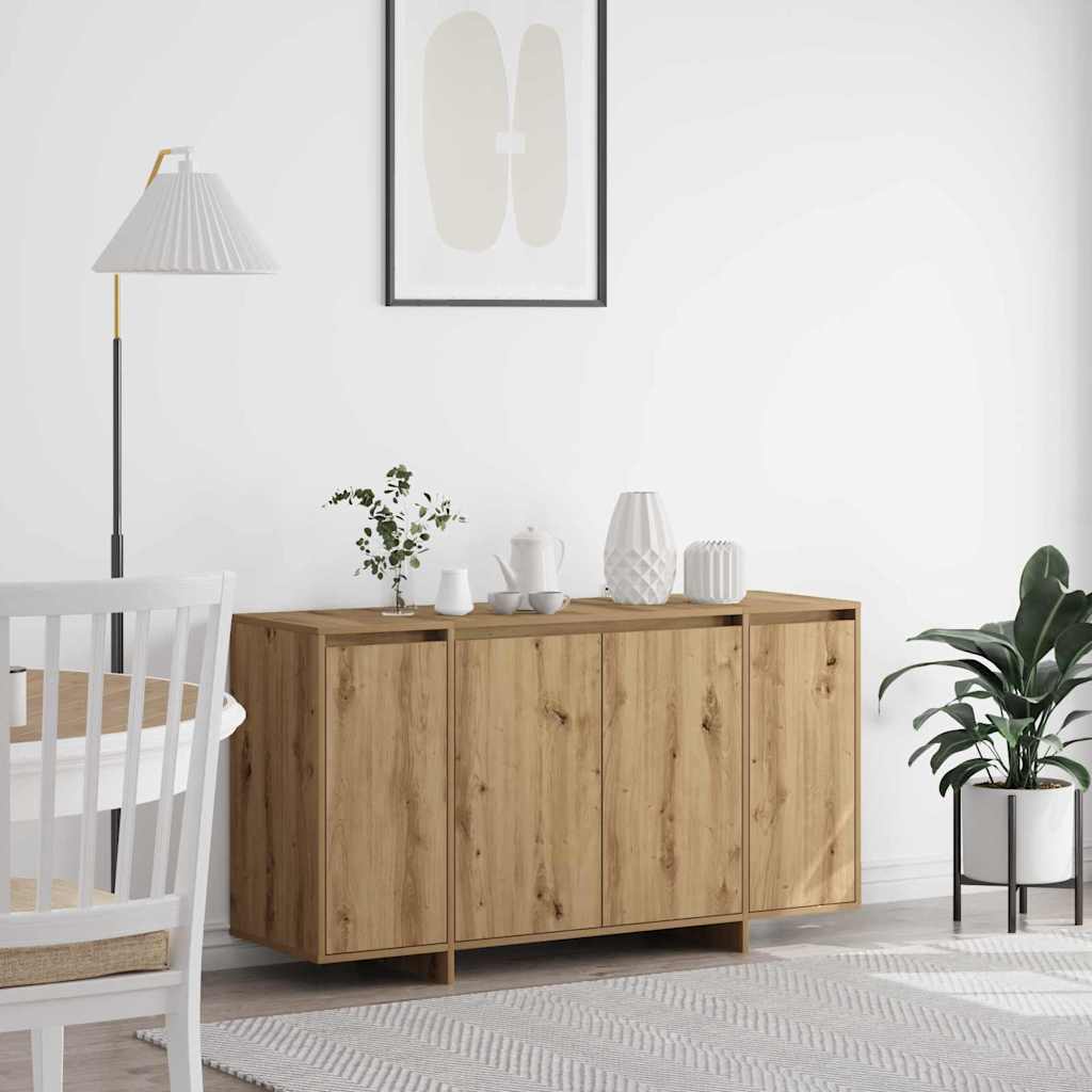 Levně vidaXL Servírovací skříň Artisanový dub 135 x 41 x 75 cm