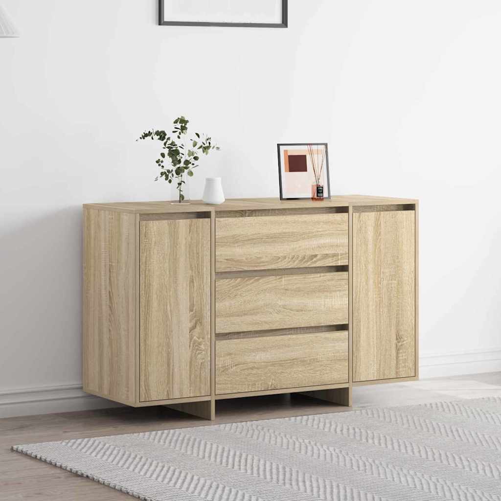 vidaXL Servírovací skříň Sonoma dub 120 x 41 x 75 cm kompozitní dřevo