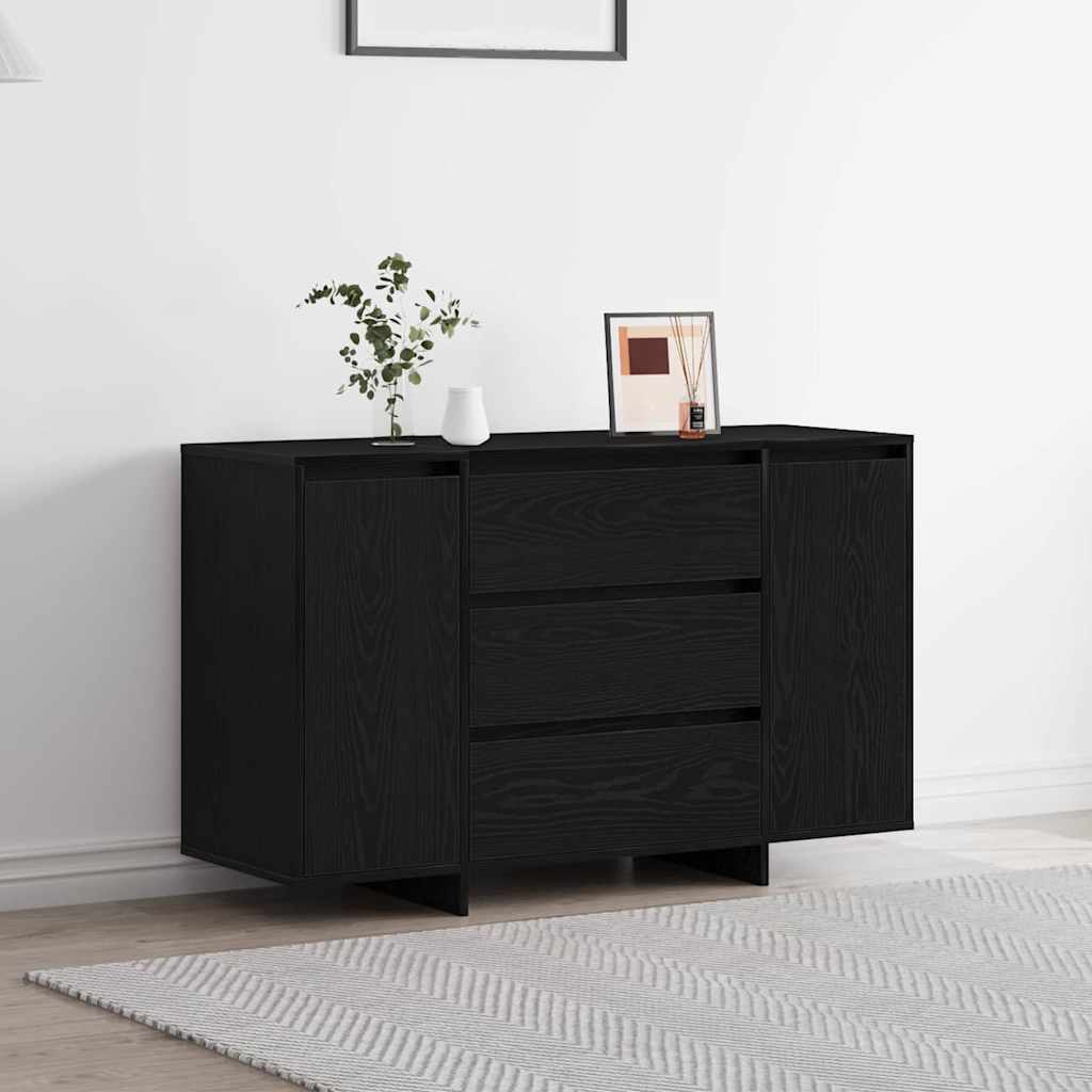 vidaXL Servírovací skříň Černý dub 120 x 41 x 75 cm kompozitní dřevo