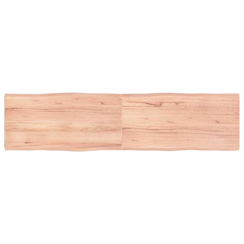 Levně vidaXL Stolní deska hnědá 160x40x(2-4)cm ošetřený dřevo živá hrana