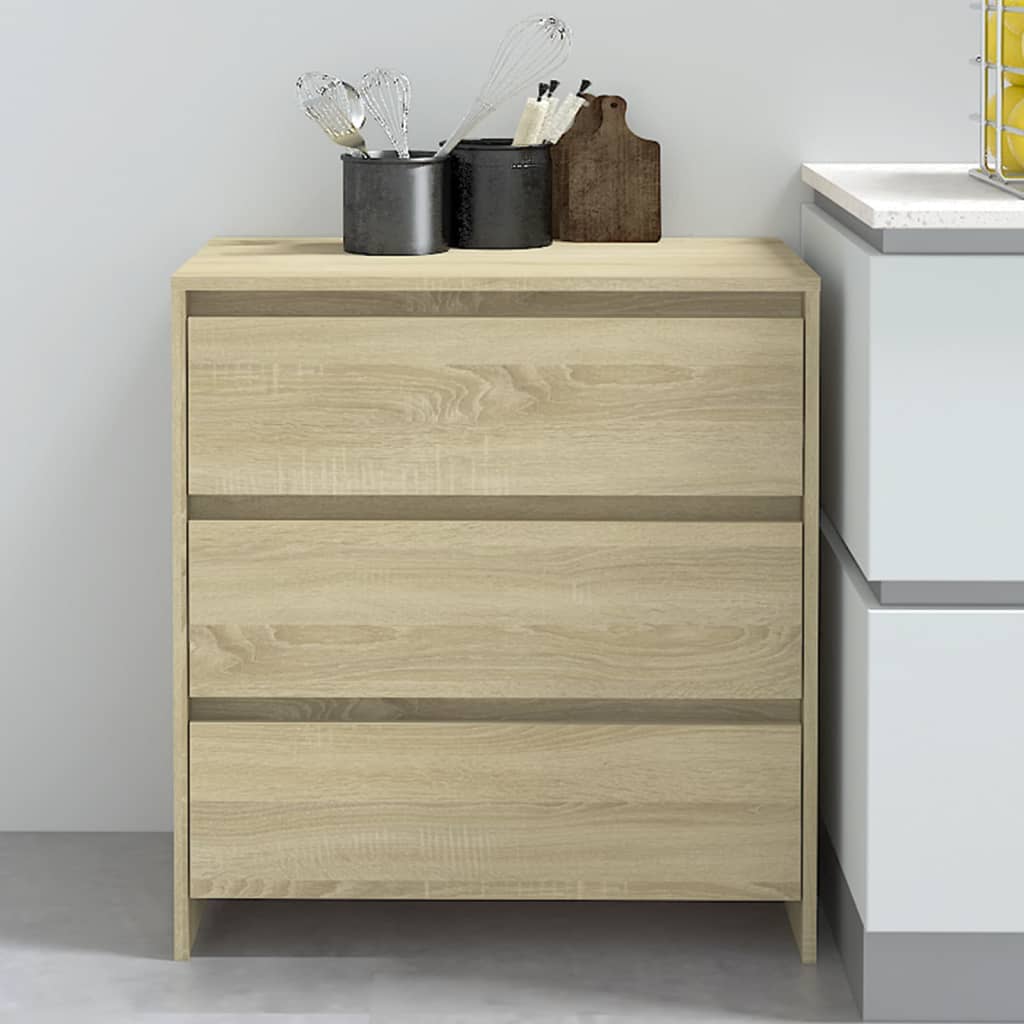 Levně vidaXL Příborník dub sonoma 70x41x75 cm kompozitní dřevo
