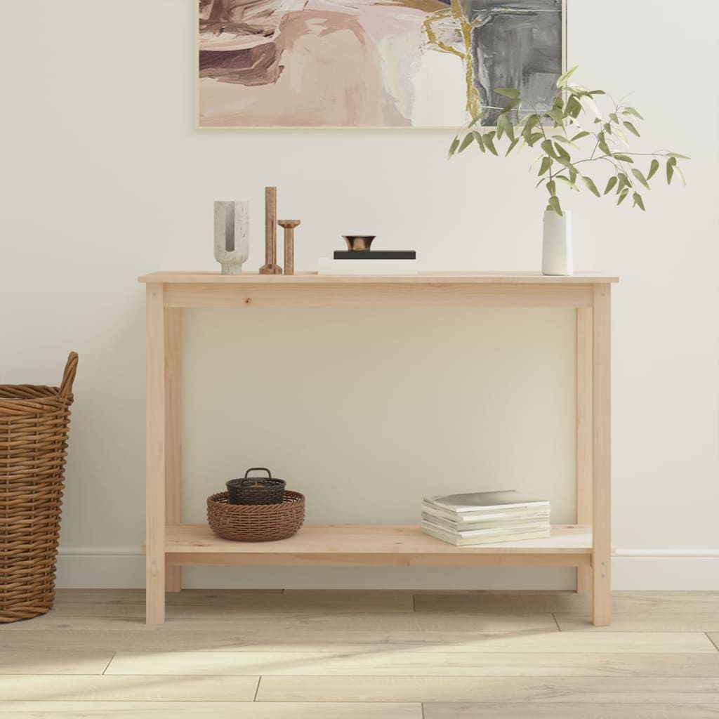 Levně vidaXL Konzolový stolek 110x40x80 cm masivní borové dřevo