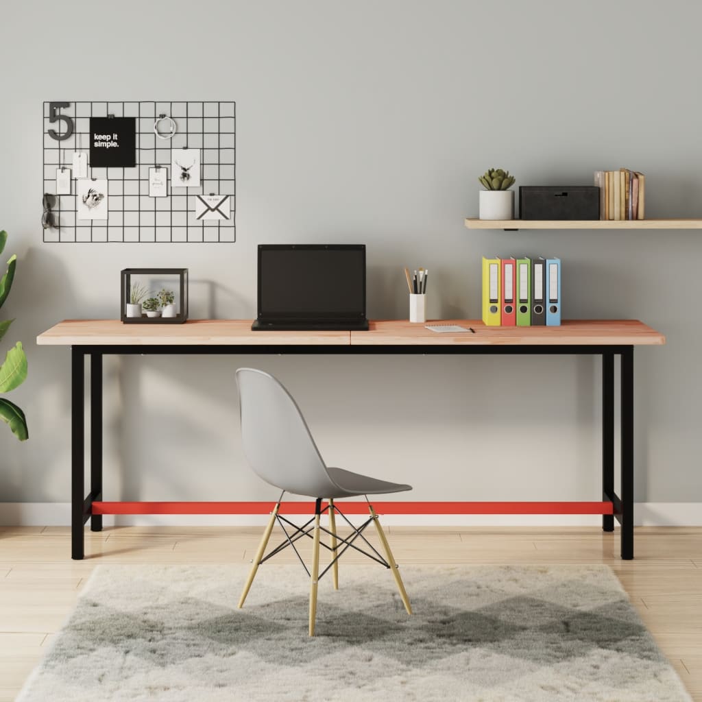 Levně vidaXL Deska psacího stolu 200 x 55 x 2,5 cm masivní bukové dřevo