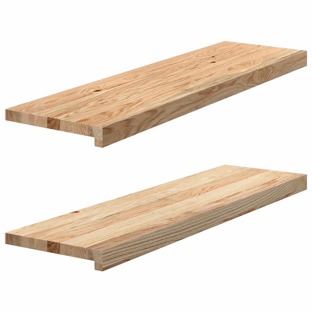 Levně vidaXL Okenní parapety 2 ks neošetřené 90x30x2cm masivní dubové dřevo