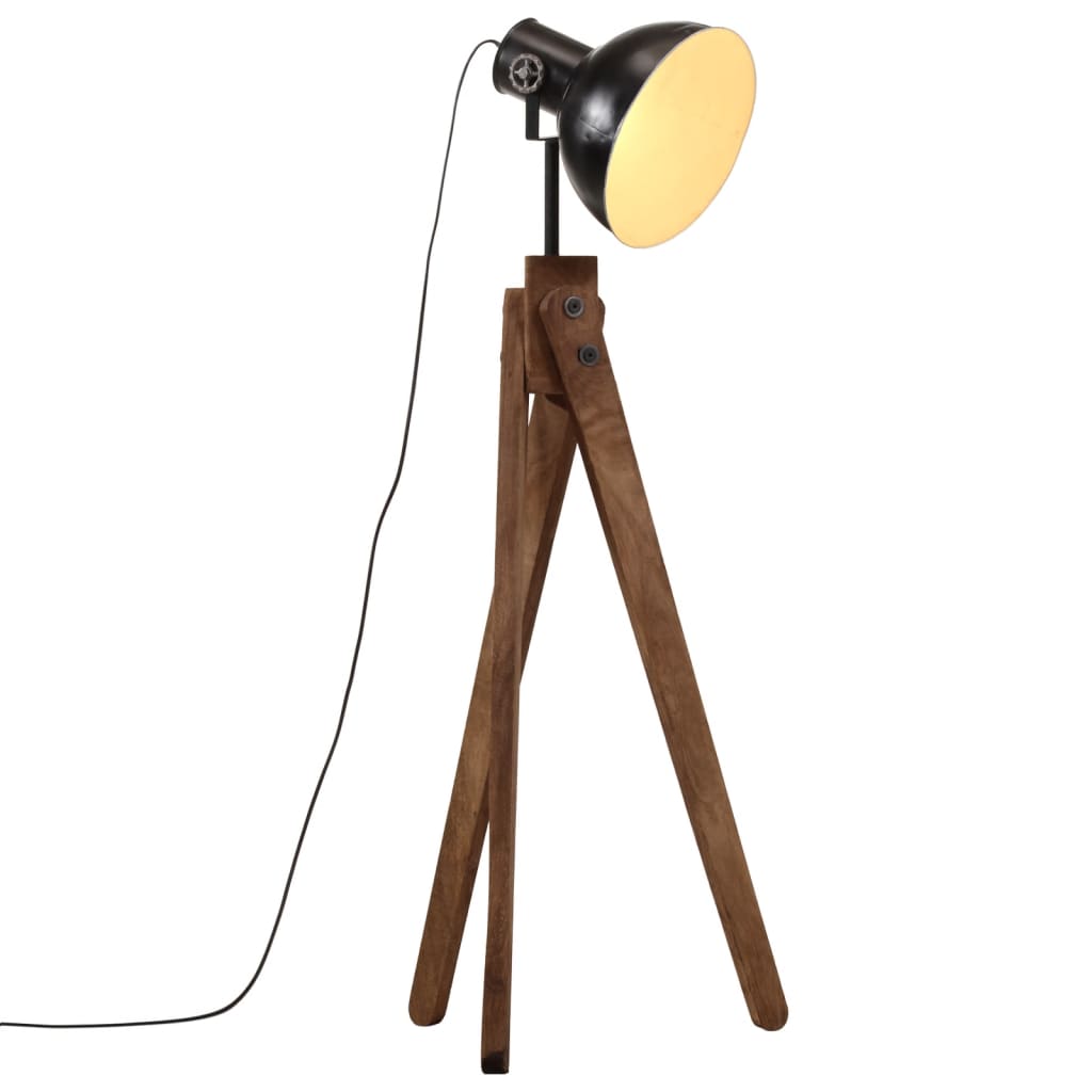 Levně vidaXL Stojací lampa 25 W černá 45 x 45 x 120 cm E27