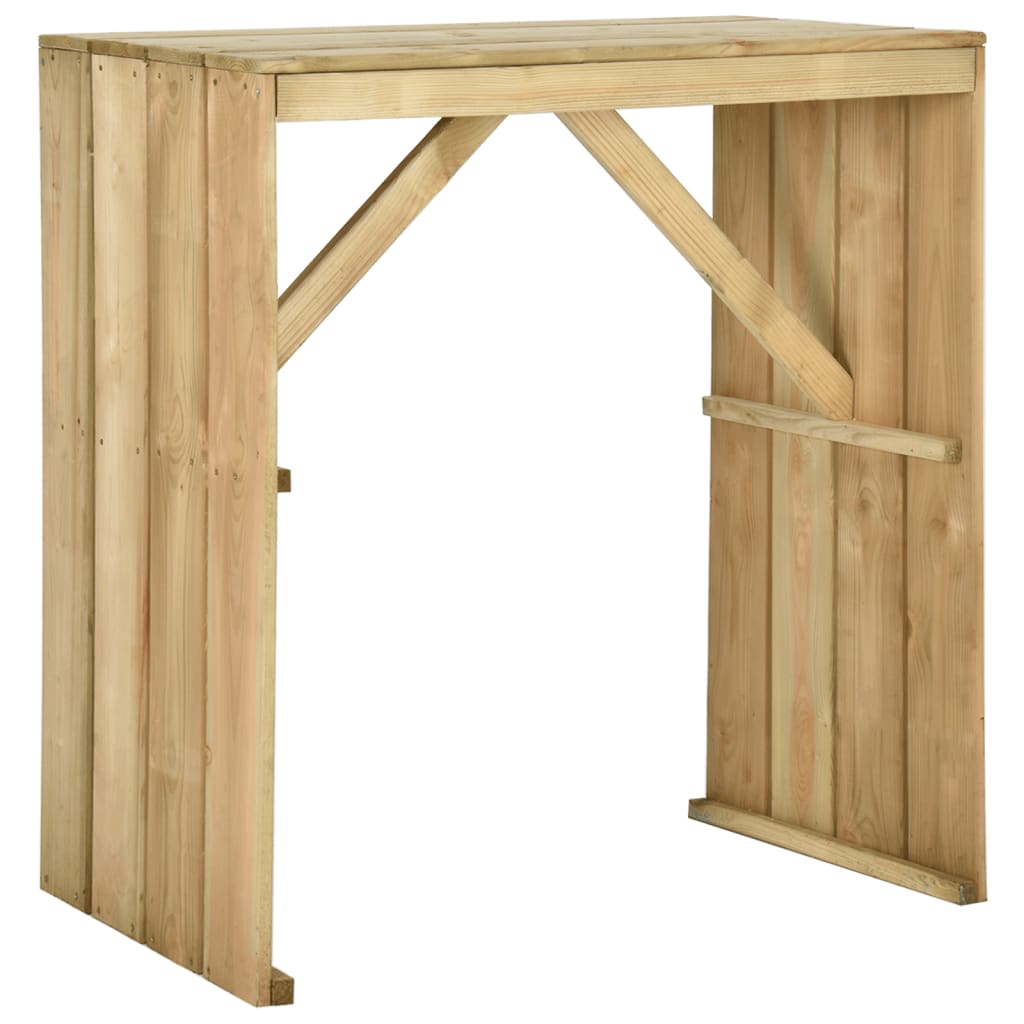 Levně vidaXL Barový stůl 100 x 60 x 110 cm impregnovaná borovice