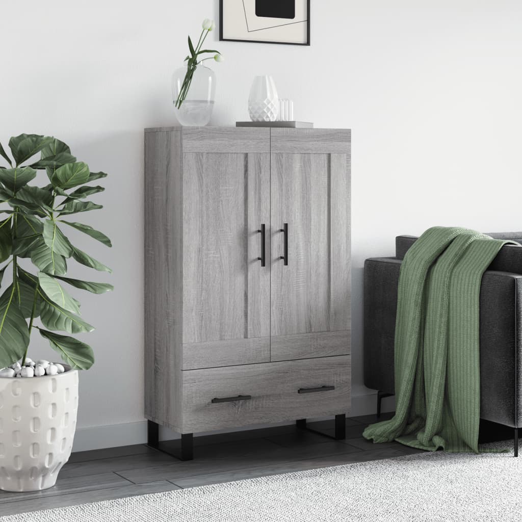 Levně vidaXL Skříň highboard šedá sonoma 69,5 x 31 x 115 cm kompozitní dřevo