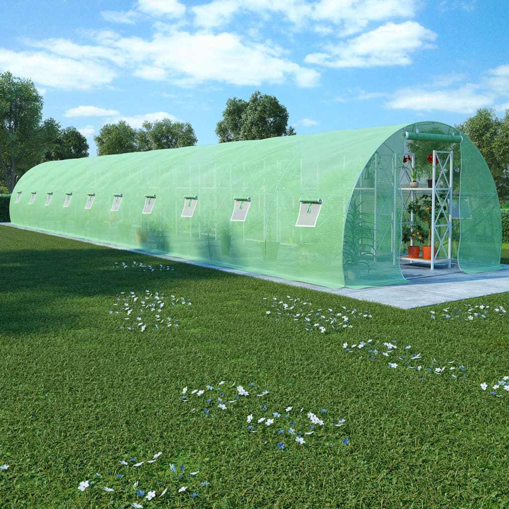 Levně vidaXL Fóliovník 45 m² 15 x 3 x 2 m