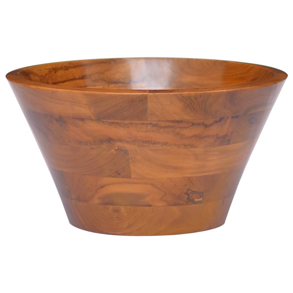 Levně vidaXL Umývadlo masivní teak Φ40 x 20 cm