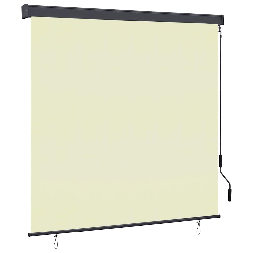 Levně vidaXL Venkovní roleta 160 x 250 cm krémová