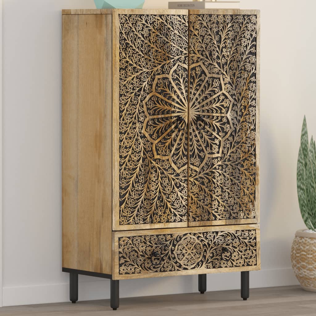 Levně vidaXL Skříň highboard 60 x 33 x 100 cm masivní mangovníkové dřevo