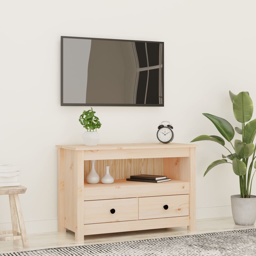 Levně vidaXL TV skříňka 79 x 35 x 52 cm masivní borové dřevo