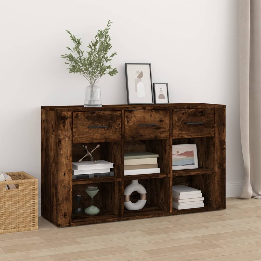 Levně vidaXL Příborník kouřový dub 100 x 30 x 59,5 cm kompozitní dřevo