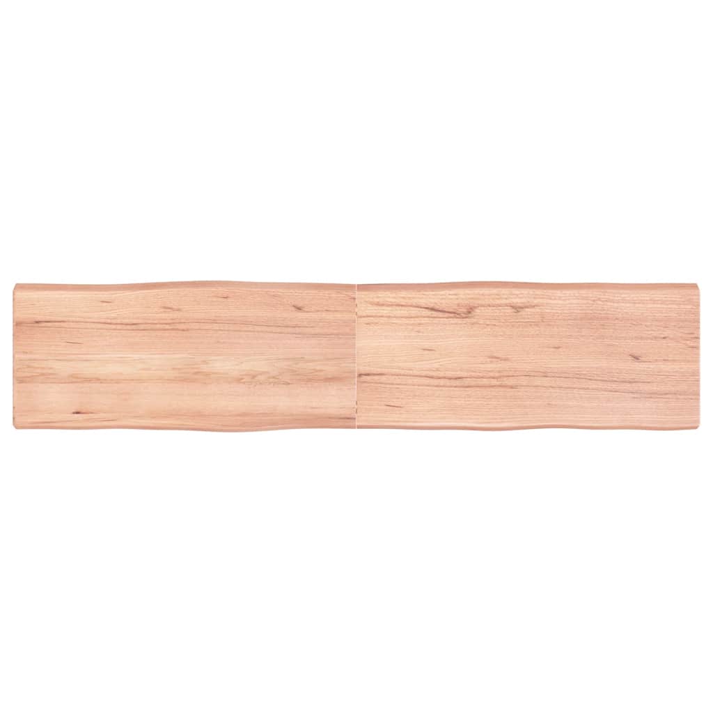 Levně vidaXL Stolní deska hnědá 180x40x(2-6)cm ošetřený dřevo živá hrana