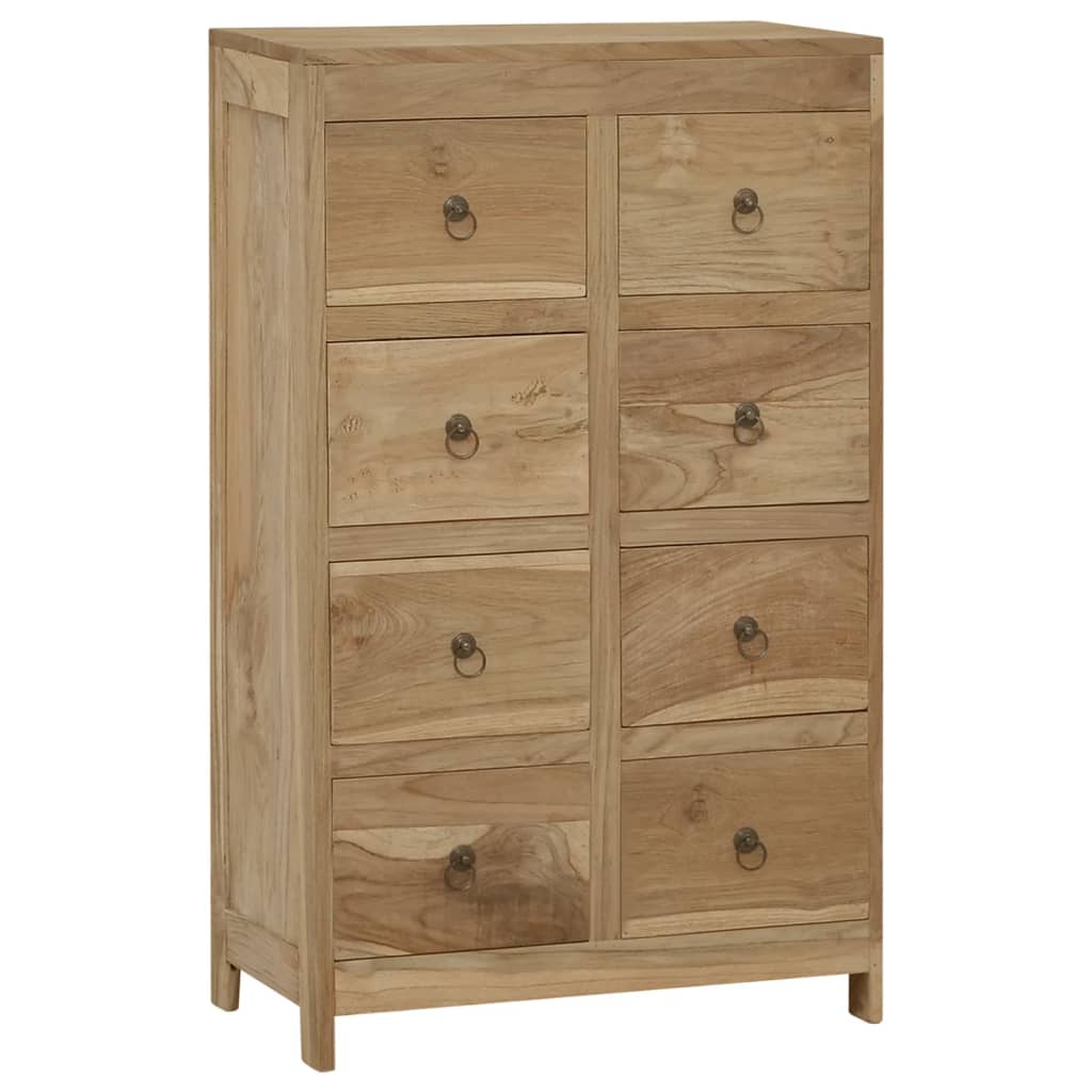Levně vidaXL Komoda se zásuvkami 55 x 30 x 90 cm masivní teakové dřevo