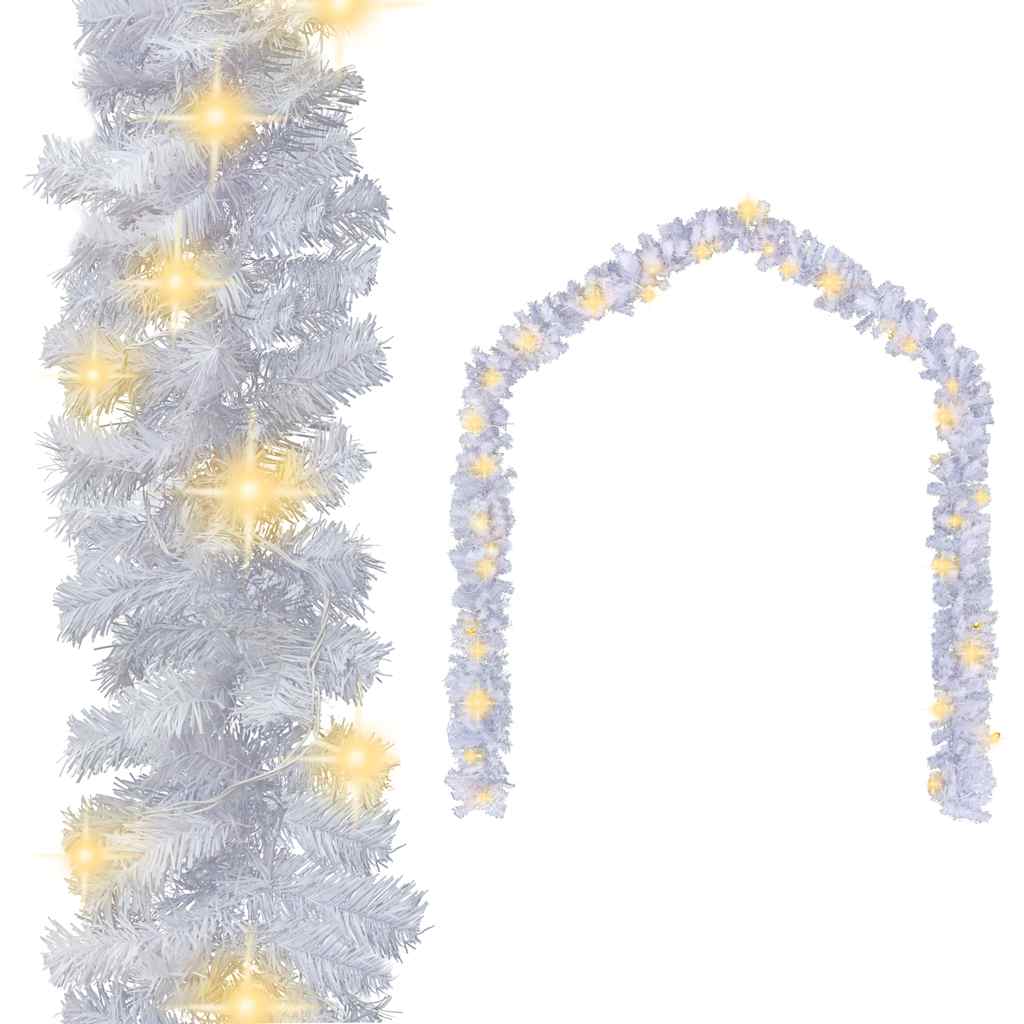 Levně vidaXL Vánoční girlanda s LED světýlky 20 m bílá