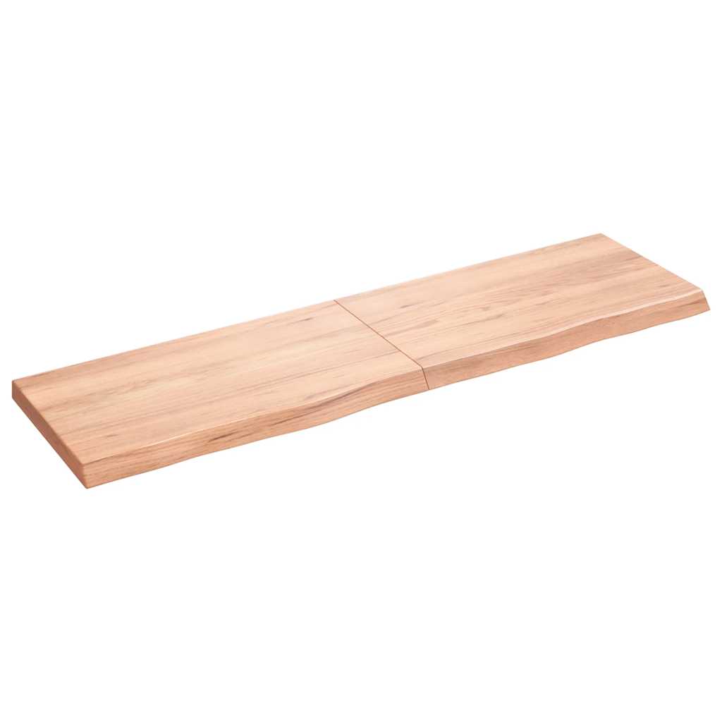 Levně vidaXL Stolní deska světle hnědá 180x50x(2-6)cm ošetřený masivní dub