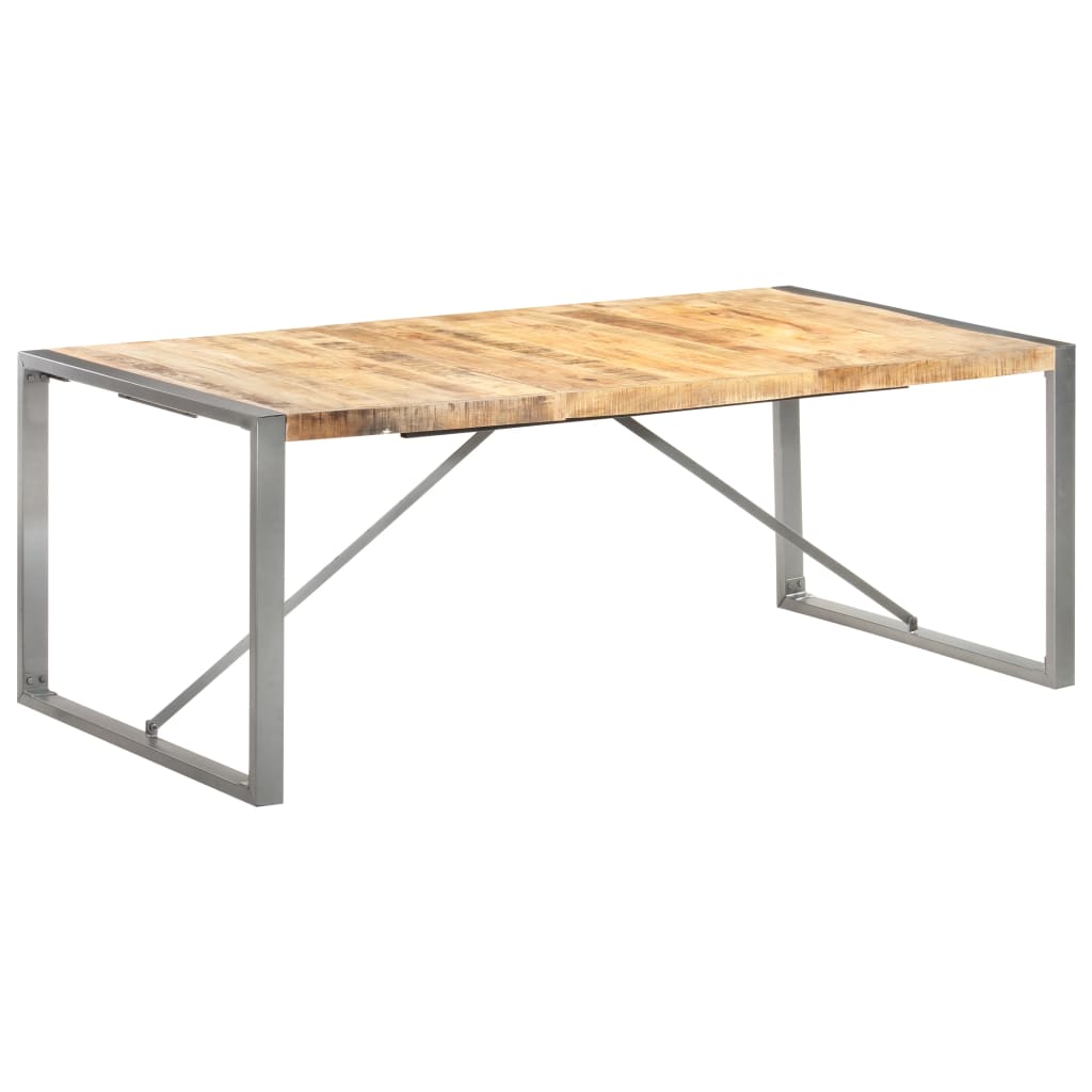 Levně vidaXL Jídelní stůl 200 x 100 x 75 cm masivní hrubé mangovníkové dřevo
