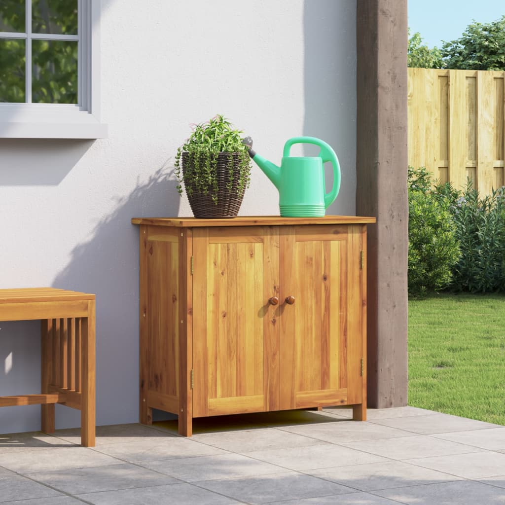 vidaXL Zahradní skříňka 75 x 35 x 70 cm masivní akáciové dřevo