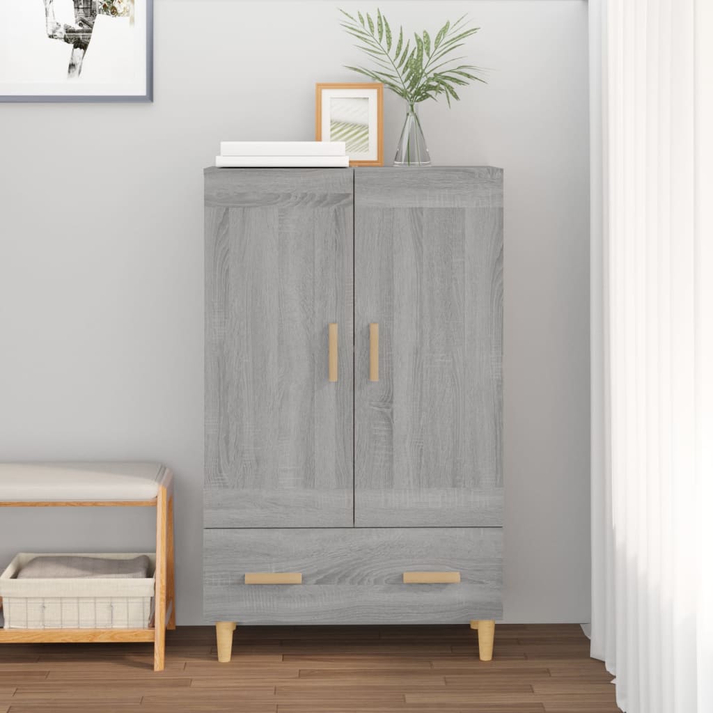 Levně vidaXL Komoda šedá sonoma 70 x 31 x 115 cm kompozitní dřevo