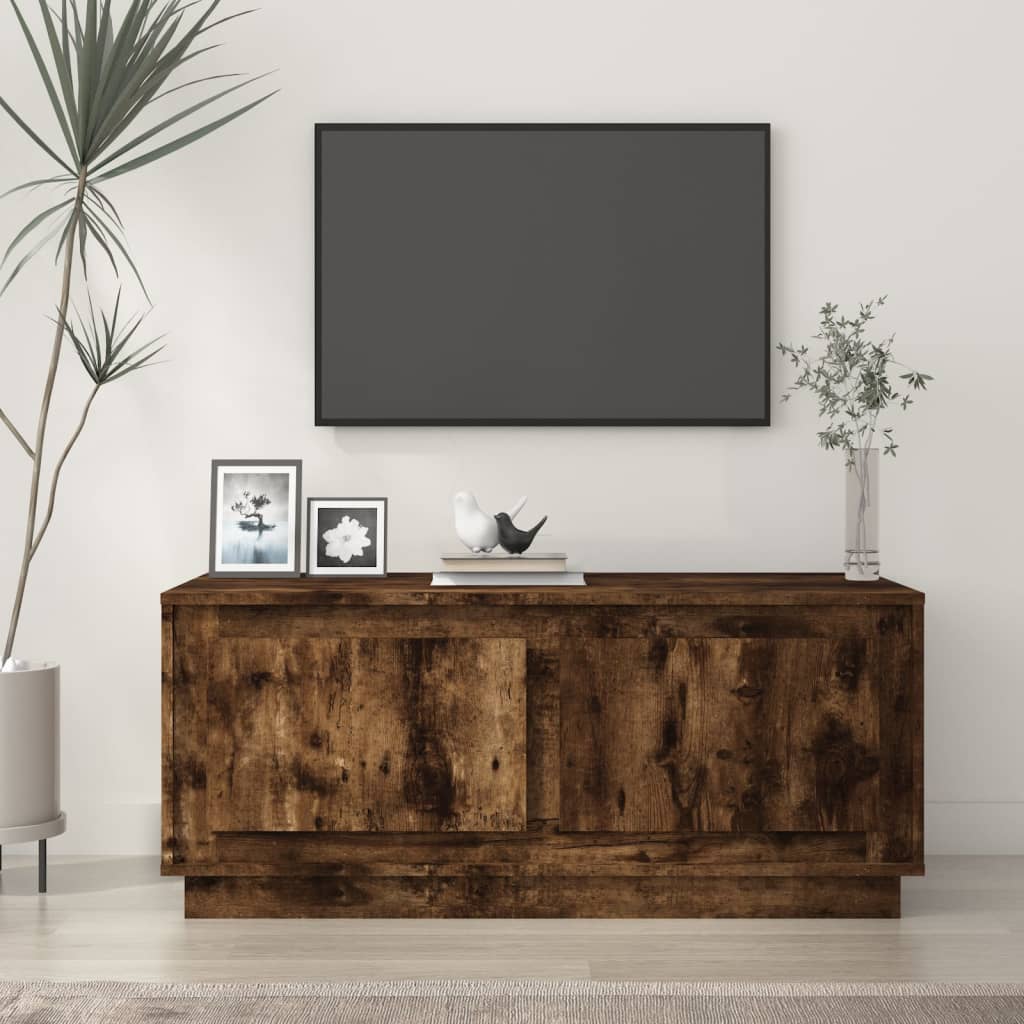 Levně vidaXL Konferenční stolek kouřový dub 102x50x44 cm kompozitní dřevo