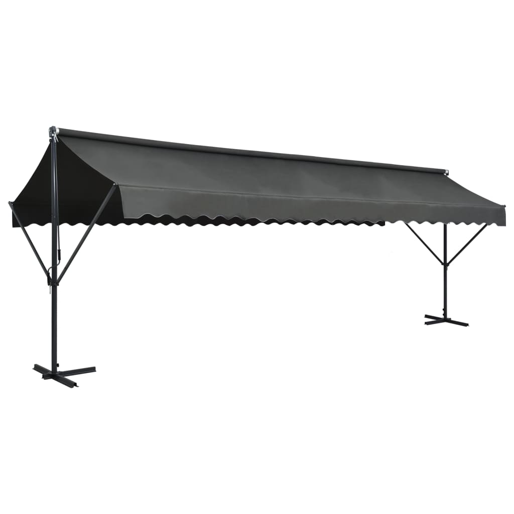Levně vidaXL Volně stojící markýza 600 x 300 cm antracitová