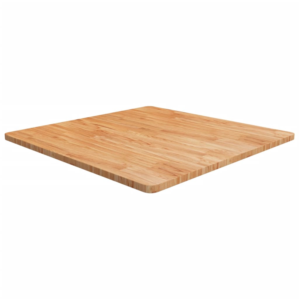 Levně vidaXL Čtvercová stolní deska světle hnědá 90x90x2,5cm ošetřený dub