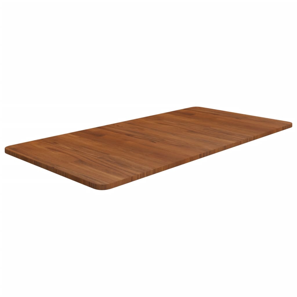Levně vidaXL Koupelnová deska tmavě hnědá 100x50x1,5 cm ošetřený masiv