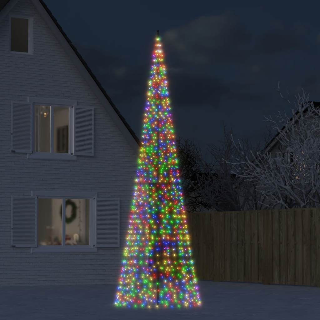 Levně vidaXL LED vánoční stromek 1534 barevných LED diod 500 cm